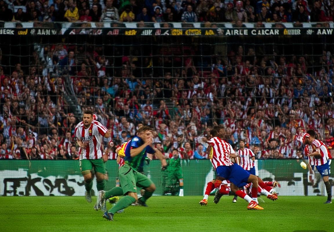 巴塞罗那VS马德里竞技:巅峰对决火花四溅全回顾